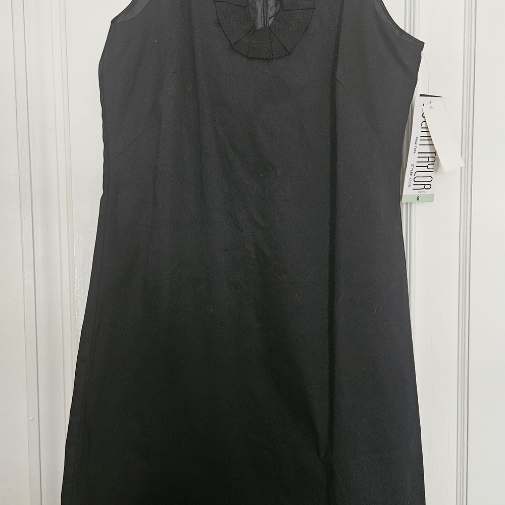 Elegant Black Sleeveless Dress